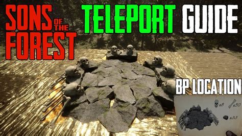 sons of the forest teleport command|sons of the forest teleporter blueprint.